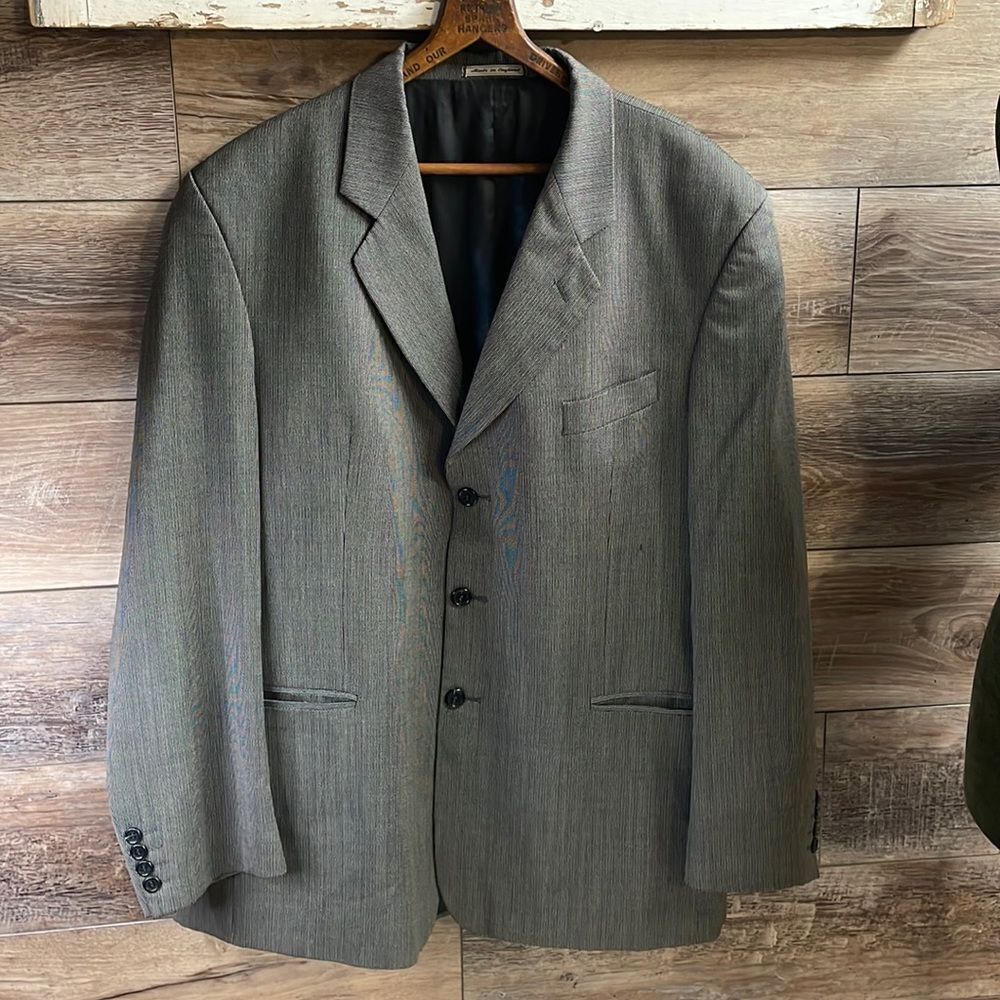 Todays Man Made in England Suit Jacket 100% Wool 3 button down See measurements